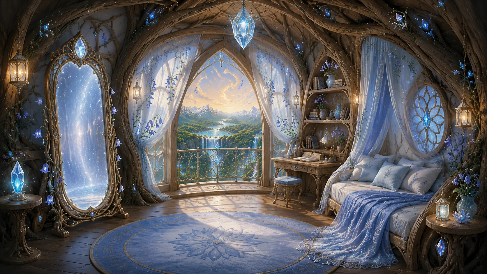 Bluebell’s woodland cottage