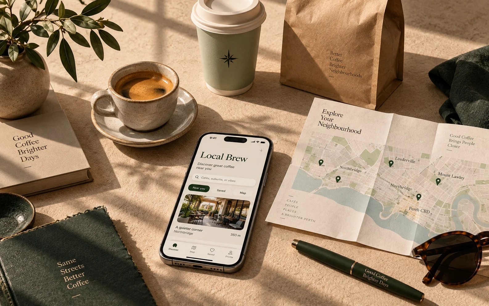 Coffee objects and a mobile discovery concept