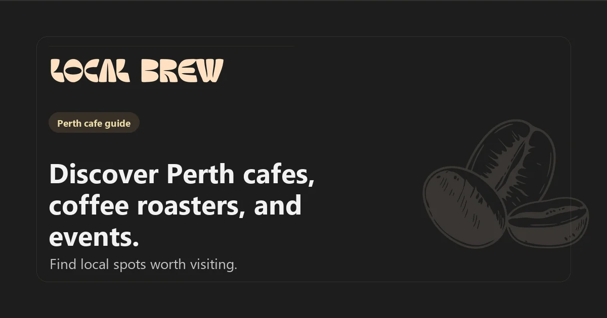 Local Brew identity artwork